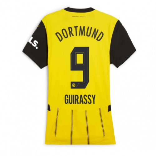 Borussia Dortmund Serhou Guirassy #9 Domaci Dres za Ženska 2024-25 Kratak Rukav